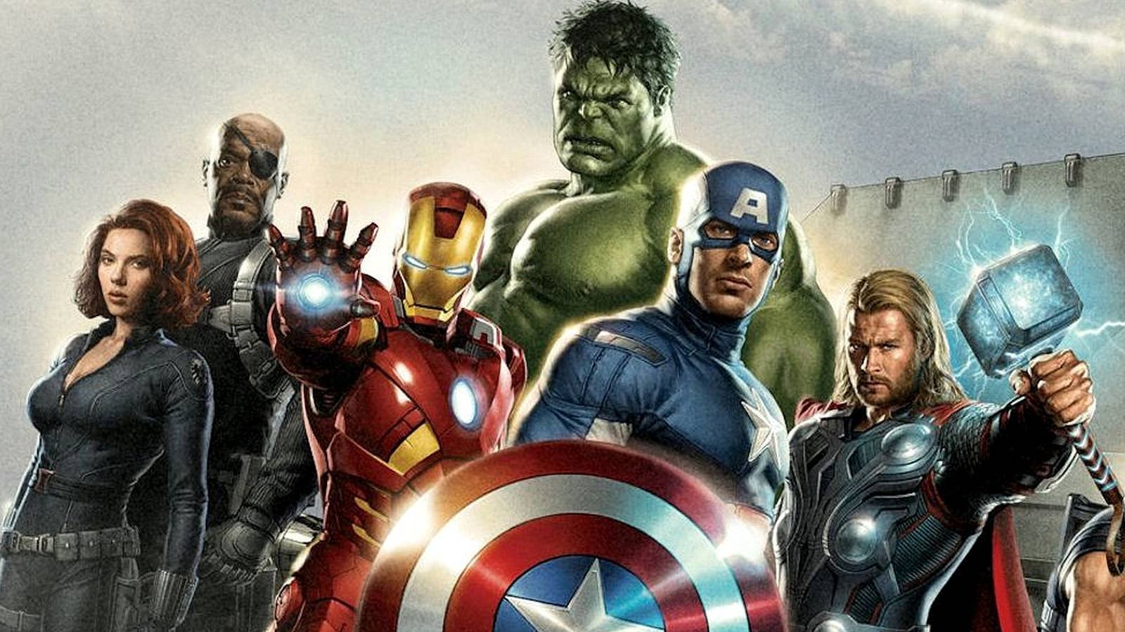 The MCU's founding Avengers members assemble on a helicarrier