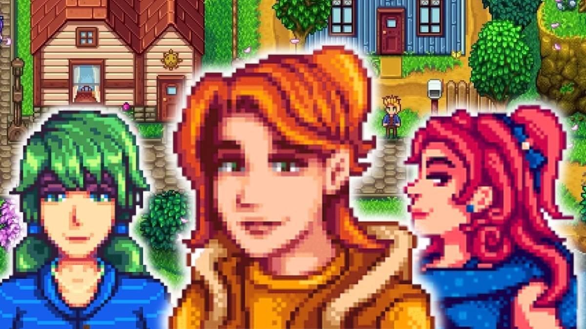 Caroline, Robin, and Sandy from Stardew Valley