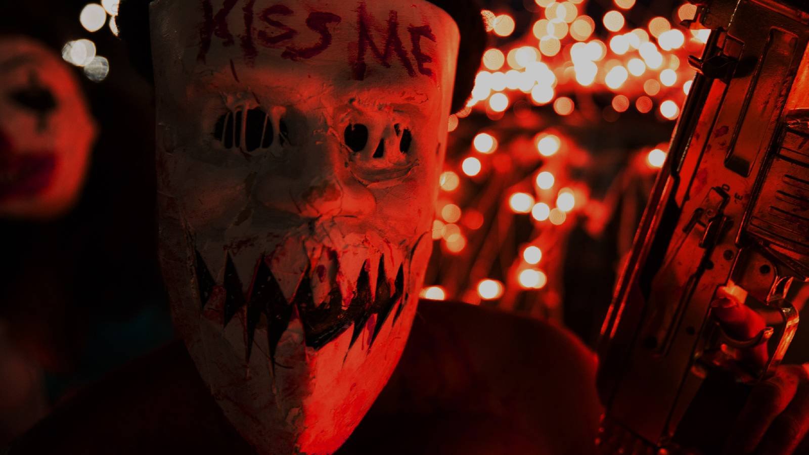 A masked man in The Purge Anarchy