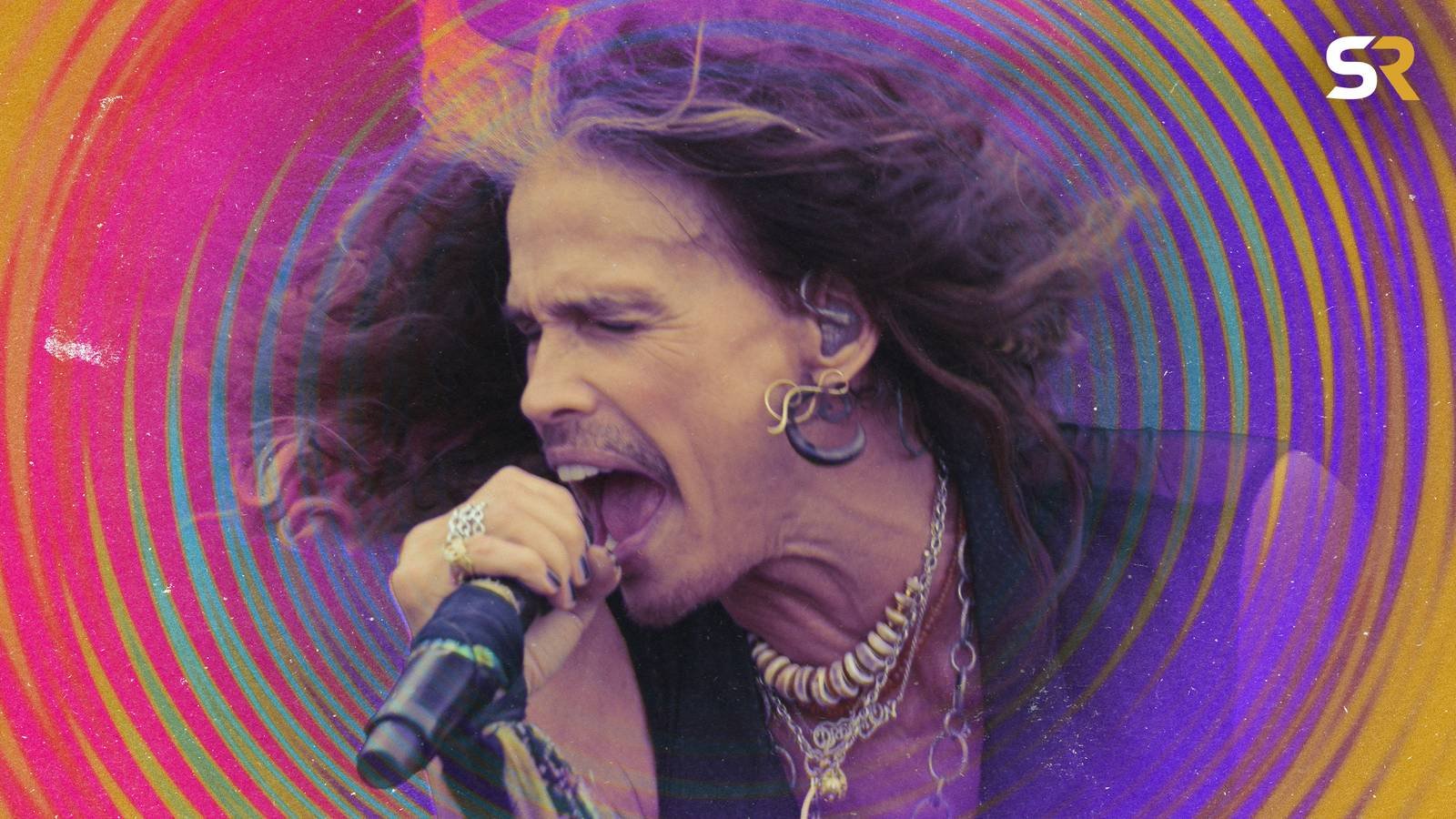 Steven Tyler delivers his iconic high-register scream during a performance of 