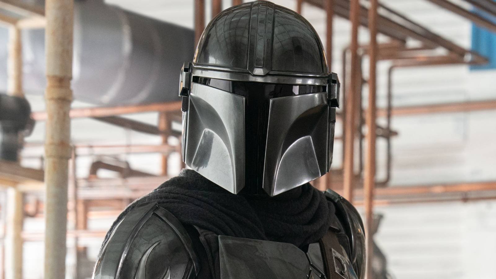Din Djarin close-up in The Mandalorian and Grogu