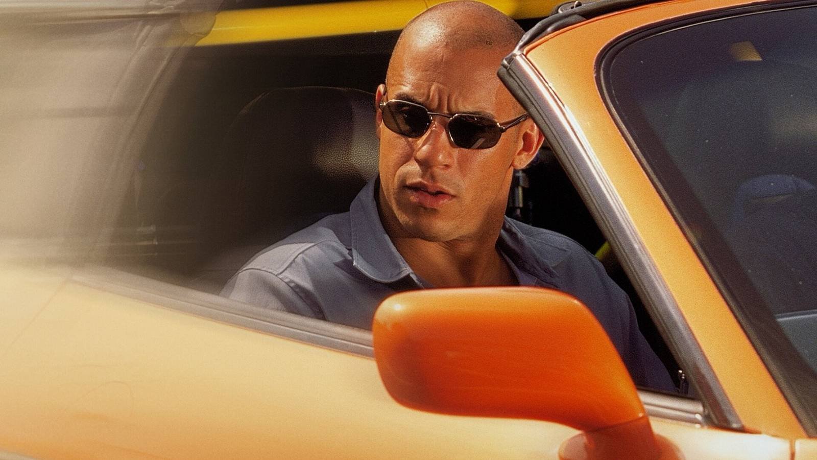 Vin Diesel as Dominic Toretto in The Fast and the Furious