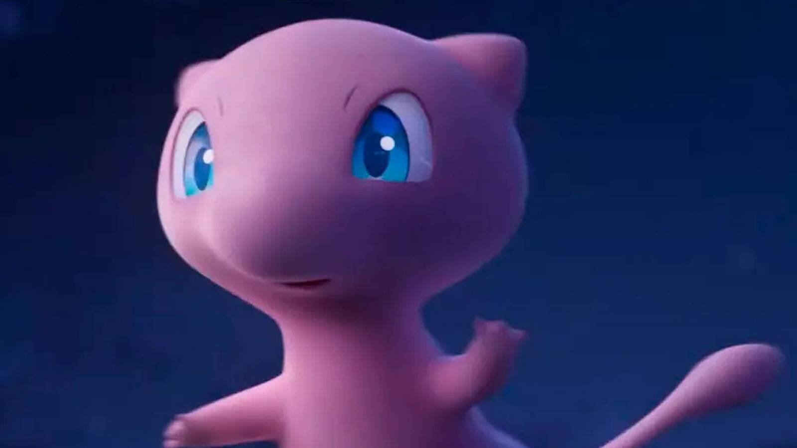 Mew stares into the distance