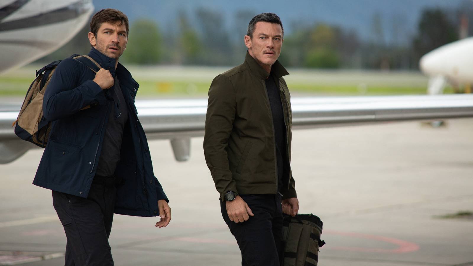 Michiel Huisman and Luke Evans in Echo 3