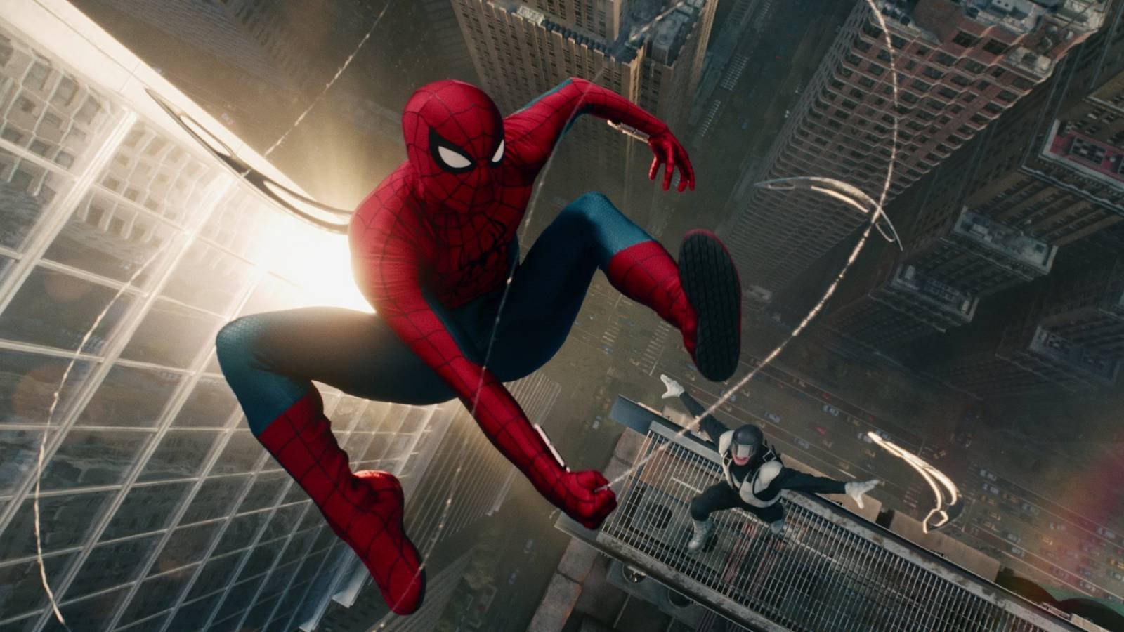 Spider-Man fighting Boomerang in Brand New Day