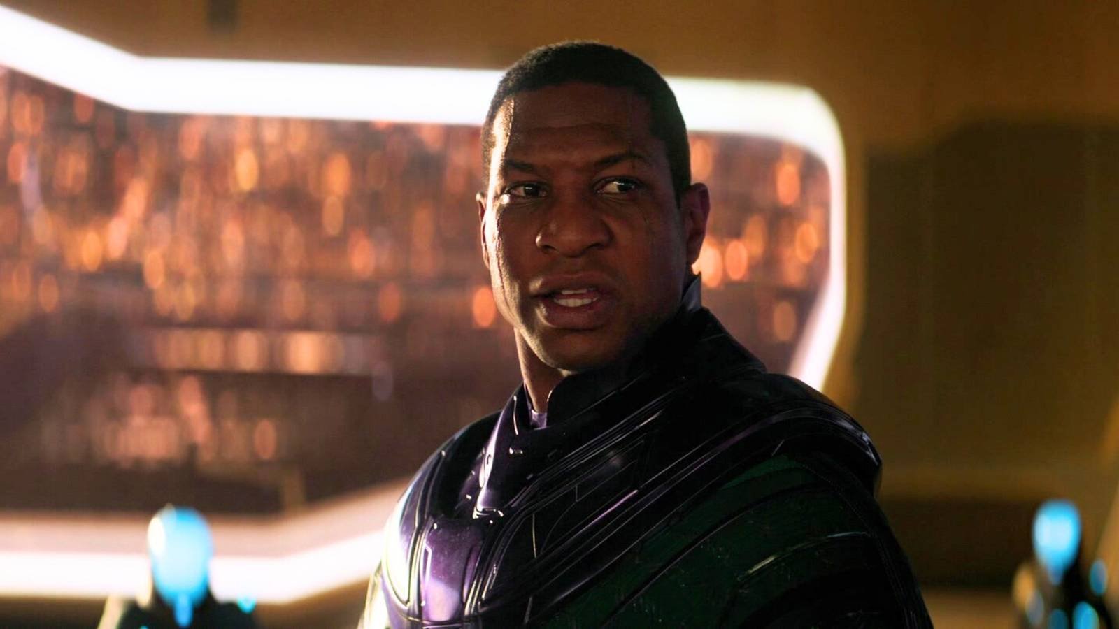 Jonathan Majors looked annoyed as Kang in Ant-Man and the Wasp Quantumania