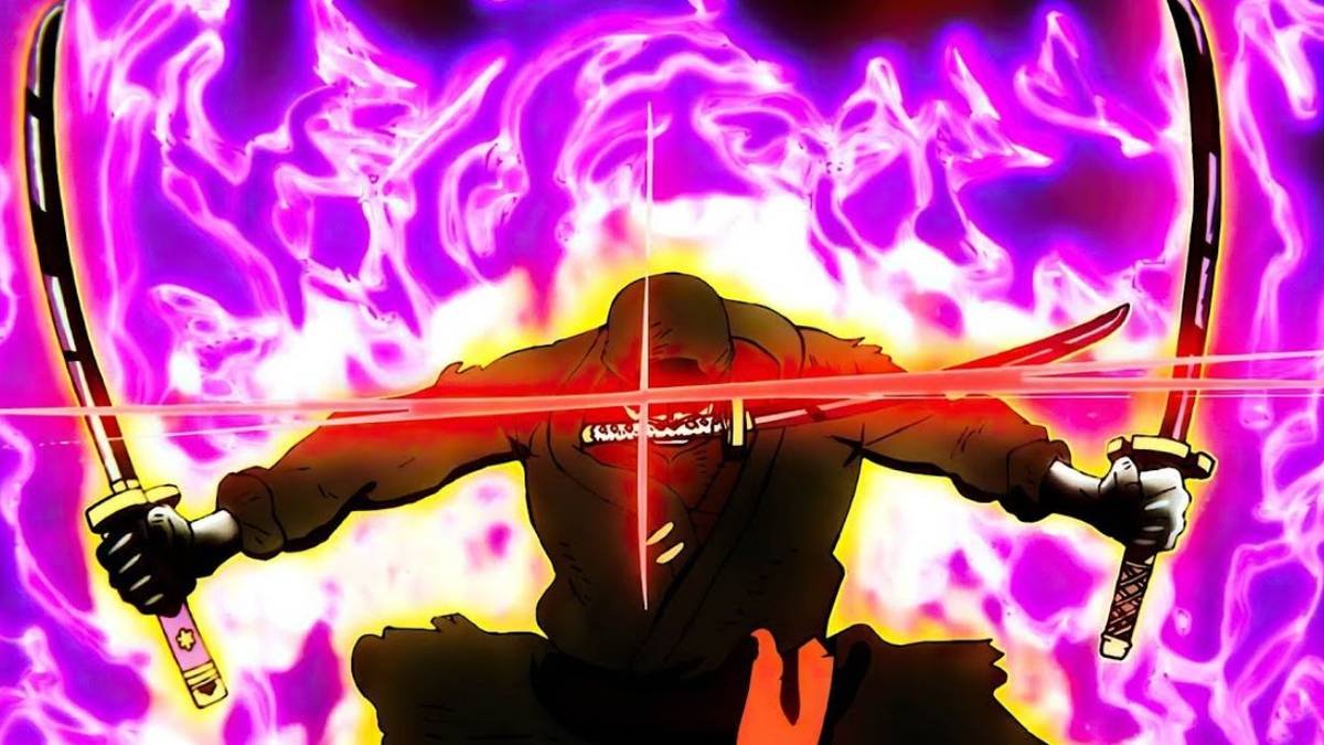 Zoro's oni giri vs Kaido - On top of Onigashima - One Piece