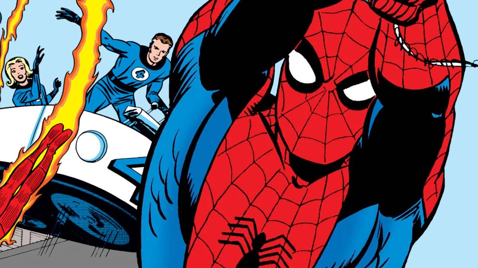 CLASSIC SPIDER-MAN AND FANTASTIC FOUR ART FROM MARVEL COMICS