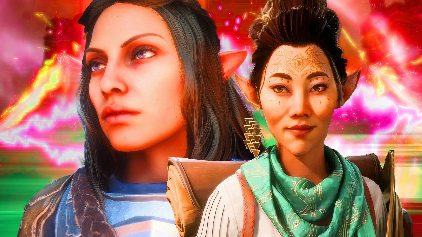 Rook with Bellara Lutare in Dragon Age: The Veilguard
